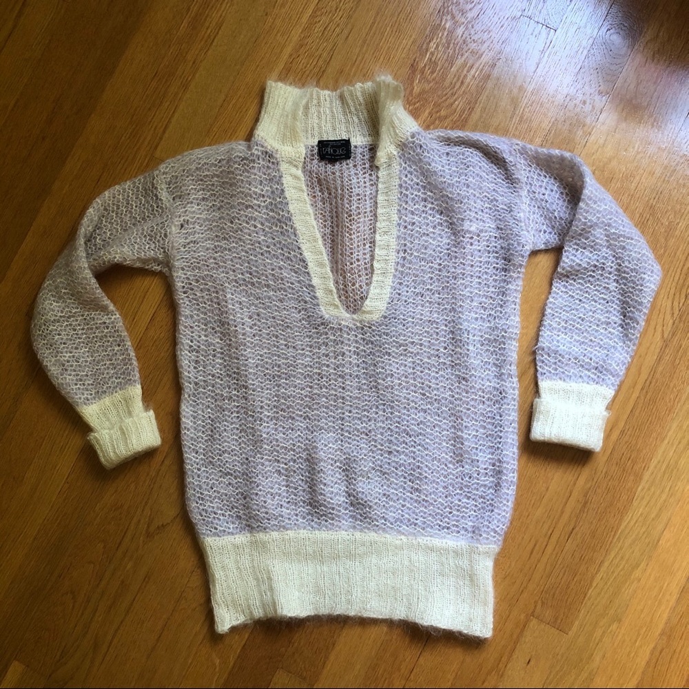 Rafique loose weave mohair sweater vintage